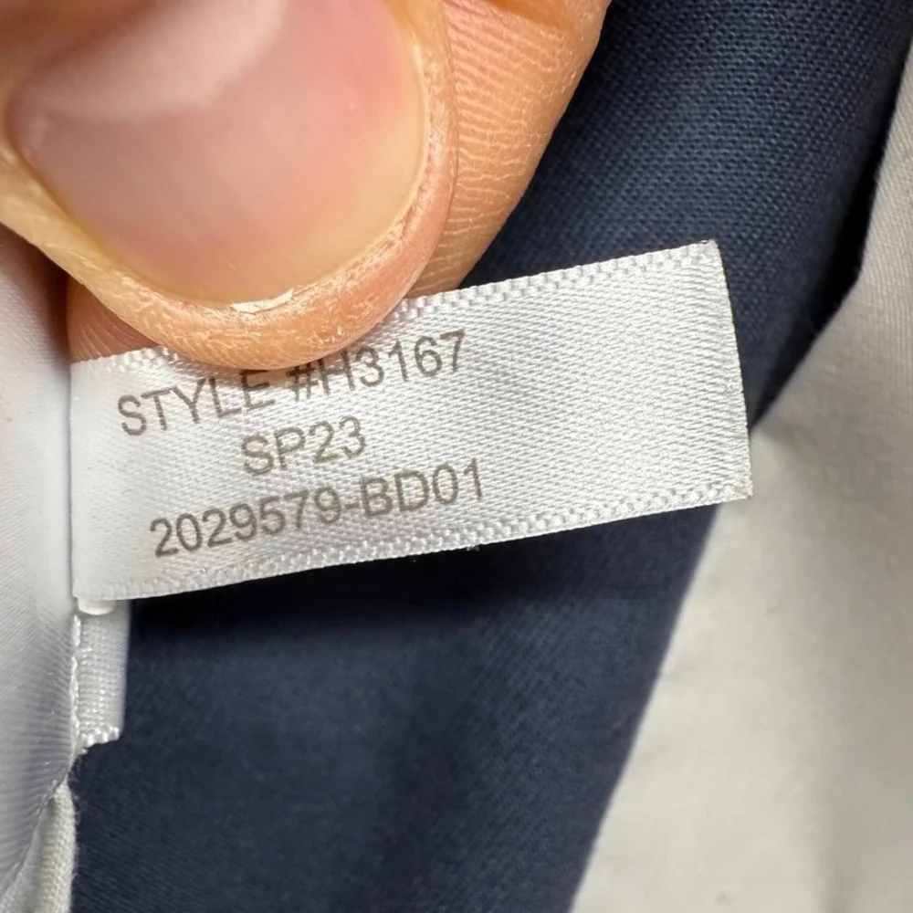 J.Crew Pants Mens 31x30 Blue Chino Flex Slim Fit Casual Cotton Blend H3167 Golf